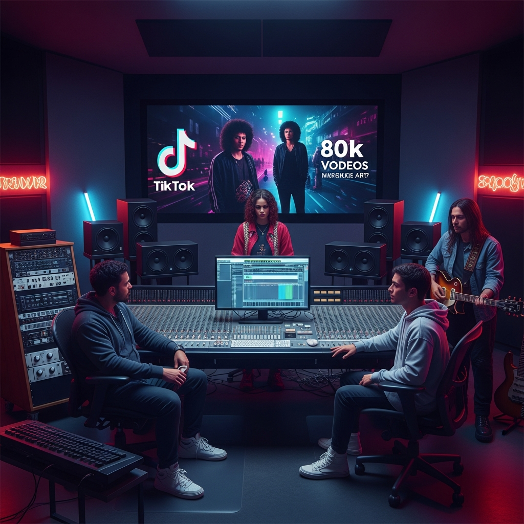 TikTok como Catalisador: Algoritmos, Desafios e Microtendências Musicais
