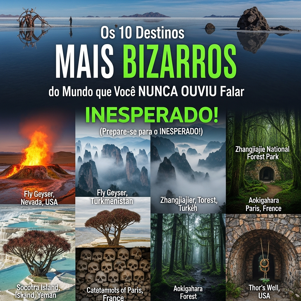 Mistérios Silenciosos e Paisagens Oníricas: Cavernas e Florestas Enigmáticas