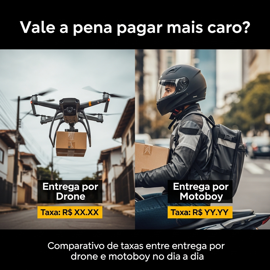 Estrutura de Custos: Por que o drone ainda é mais caro?
