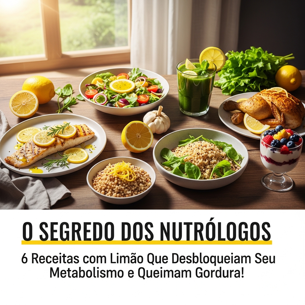 Receita 1: Água Detox Matinal com Limão e Gengibre